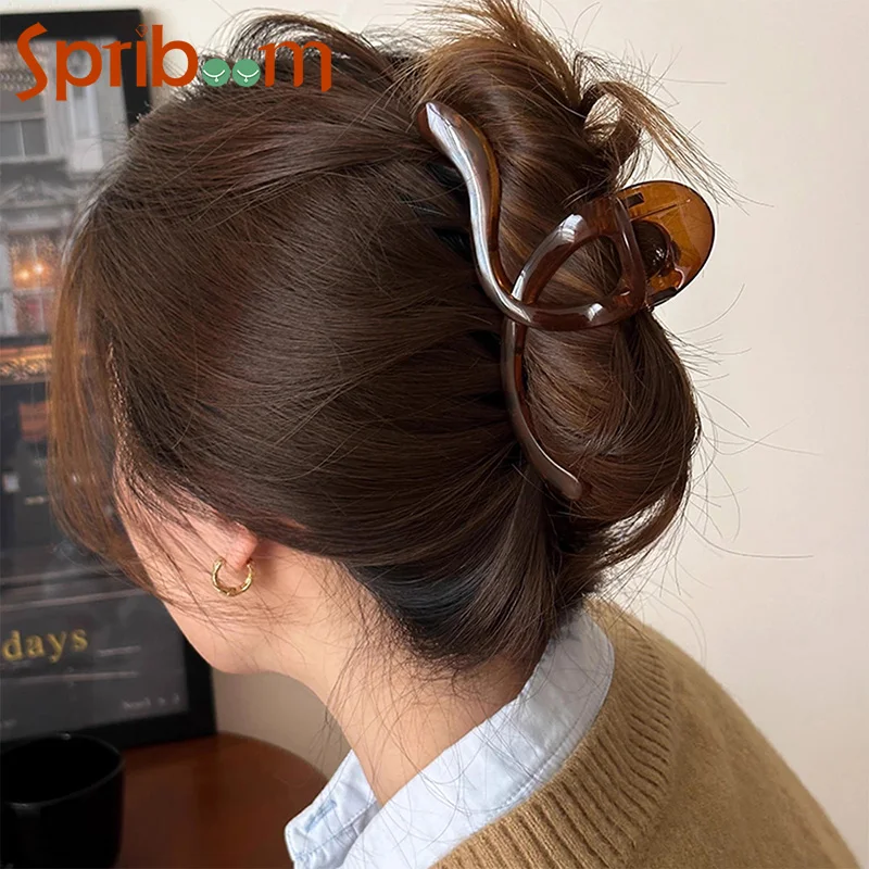 Large Women Hair Clips Geometric Shape Hair Grab Clip Girls Matte Transparent Hairpins Trendy Hair Accessories Korean Headdress
Large Women Hair Clips Geometric Shape Hair Grab Clip Girls Matte Transparent Hairpins Trendy Hair Accessories Korean Headdress