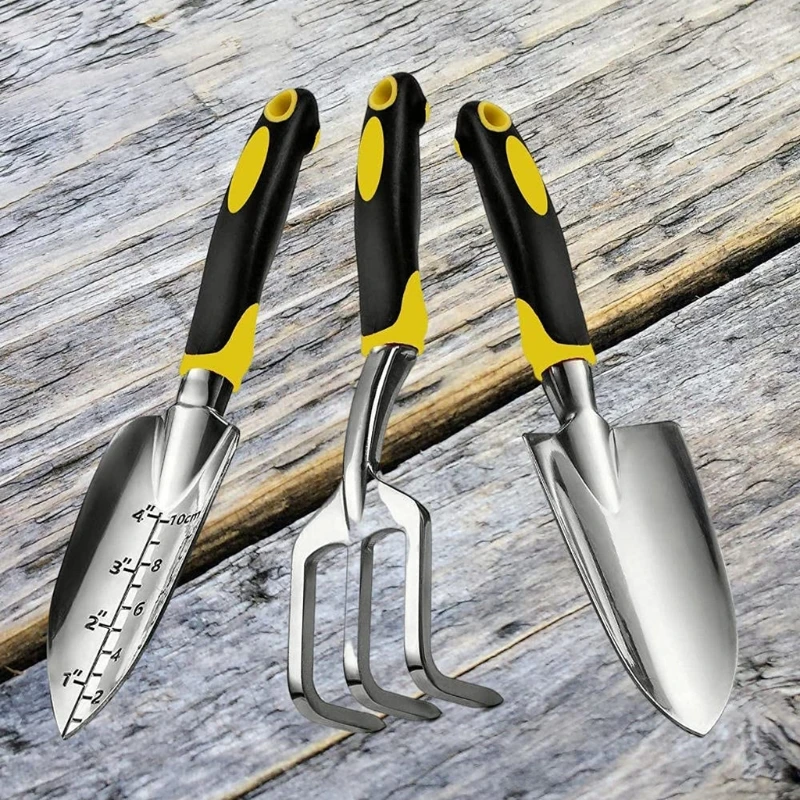 Garden Tool Set 3 Pack Garden Hand Shovels Stainless Steel Garden Trowels with Ergonomic Rubberized Non-Slip Grip M4YD
Garden Tool Set 3 Pack Garden Hand Shovels Stainless Steel Garden Trowels with Ergonomic Rubberized Non-Slip Grip M4YD