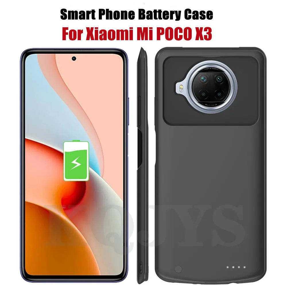 External PowerBank Battery Charging Cover For Xiaomi Mi Poco X3 Battery Charger Case For Xiaomi Mi POCO X3 NFC Battery Case
External PowerBank Battery Charging Cover For Xiaomi Mi Poco X3 Battery Charger Case For Xiaomi Mi POCO X3 NFC Battery Case