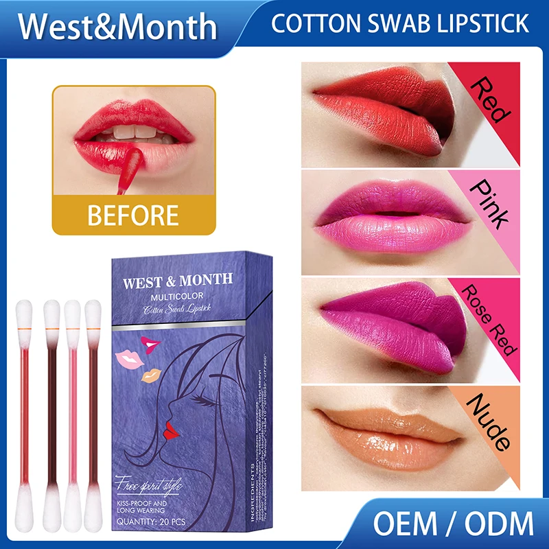 20pcs/set Lipstick Microbrush Long Lasting Waterproof Disposable Brushes Cotton Swab Lipsticks Korean Cigarette Case Lip Glaze
20pcs/set Lipstick Microbrush Long Lasting Waterproof Disposable Brushes Cotton Swab Lipsticks Korean Cigarette Case Lip Glaze