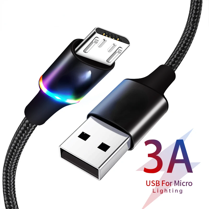 Free Shipping For Samsung Mobile Phone Wire Cord LED Lighting Micro USB Cable 3A Fast Charging Charger Microusb Cable
Free Shipping For Samsung Mobile Phone Wire Cord LED Lighting Micro USB Cable 3A Fast Charging Charger Microusb Cable