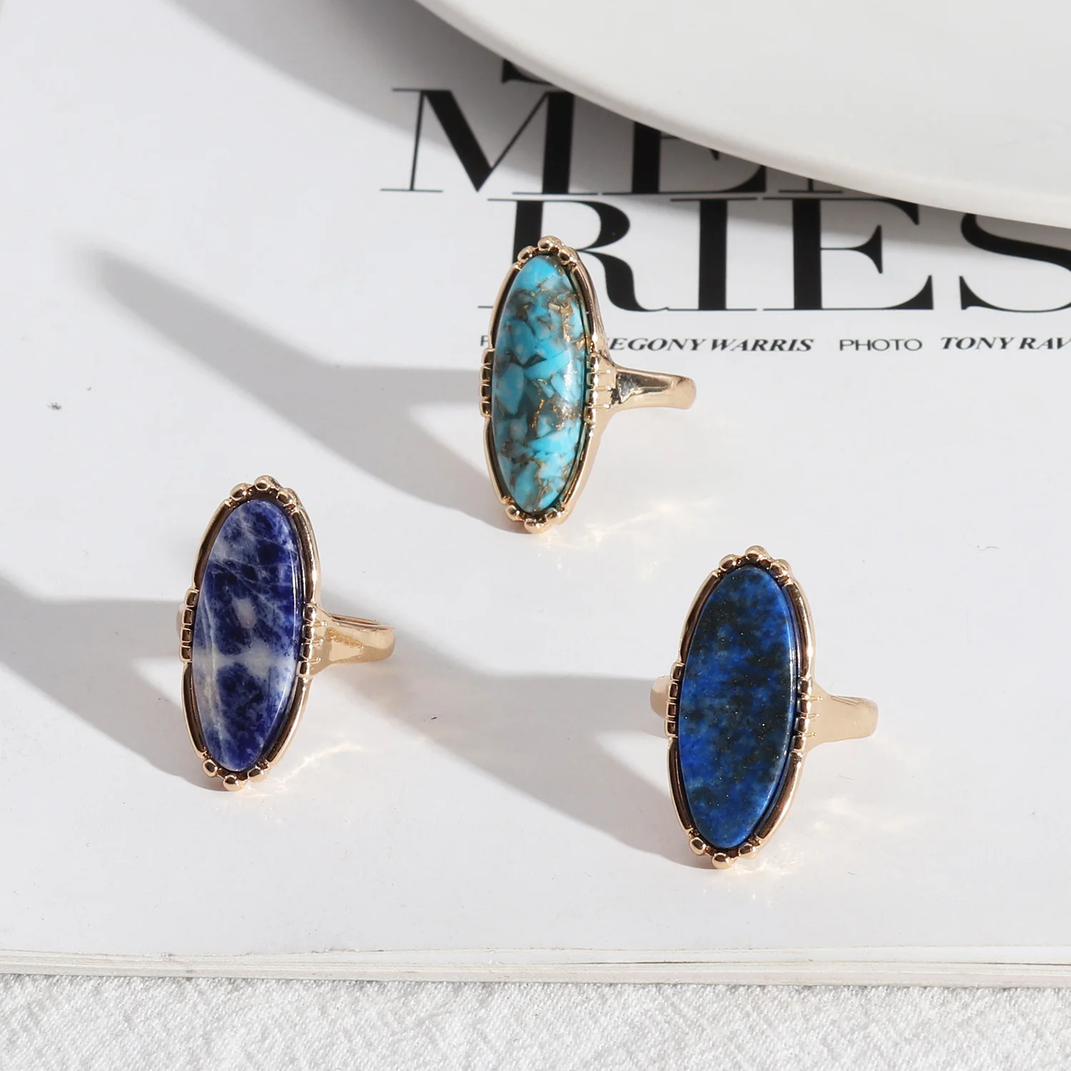 Vintage Big Oval Stone Chunky Statement Rings for Women Mom Birthday Gift Wholesale
Vintage Big Oval Stone Chunky Statement Rings for Women Mom Birthday Gift Wholesale