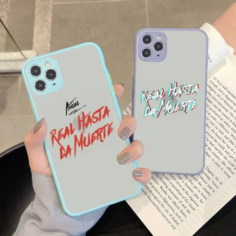 Anuel AA Real Hasta La Muerte Phone Case for iPhone X XR XS 7 8 Plus 11 12 13 pro MAX 13mini Translucent Matte Shockproof Case
Anuel AA Real Hasta La Muerte Phone Case for iPhone X XR XS 7 8 Plus 11 12 13 pro MAX 13mini Translucent Matte Shockproof Case