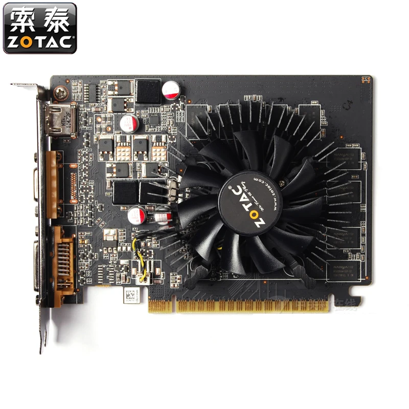 Видеокарта ZOTAC GT630 2G 128 бит GDDR3, графические карты для NVIDIA GeForce GT630 серии VGA, б/у
Видеокарта ZOTAC GT630 2G 128 бит GDDR3, графические карты для NVIDIA GeForce GT630 серии VGA, б/у