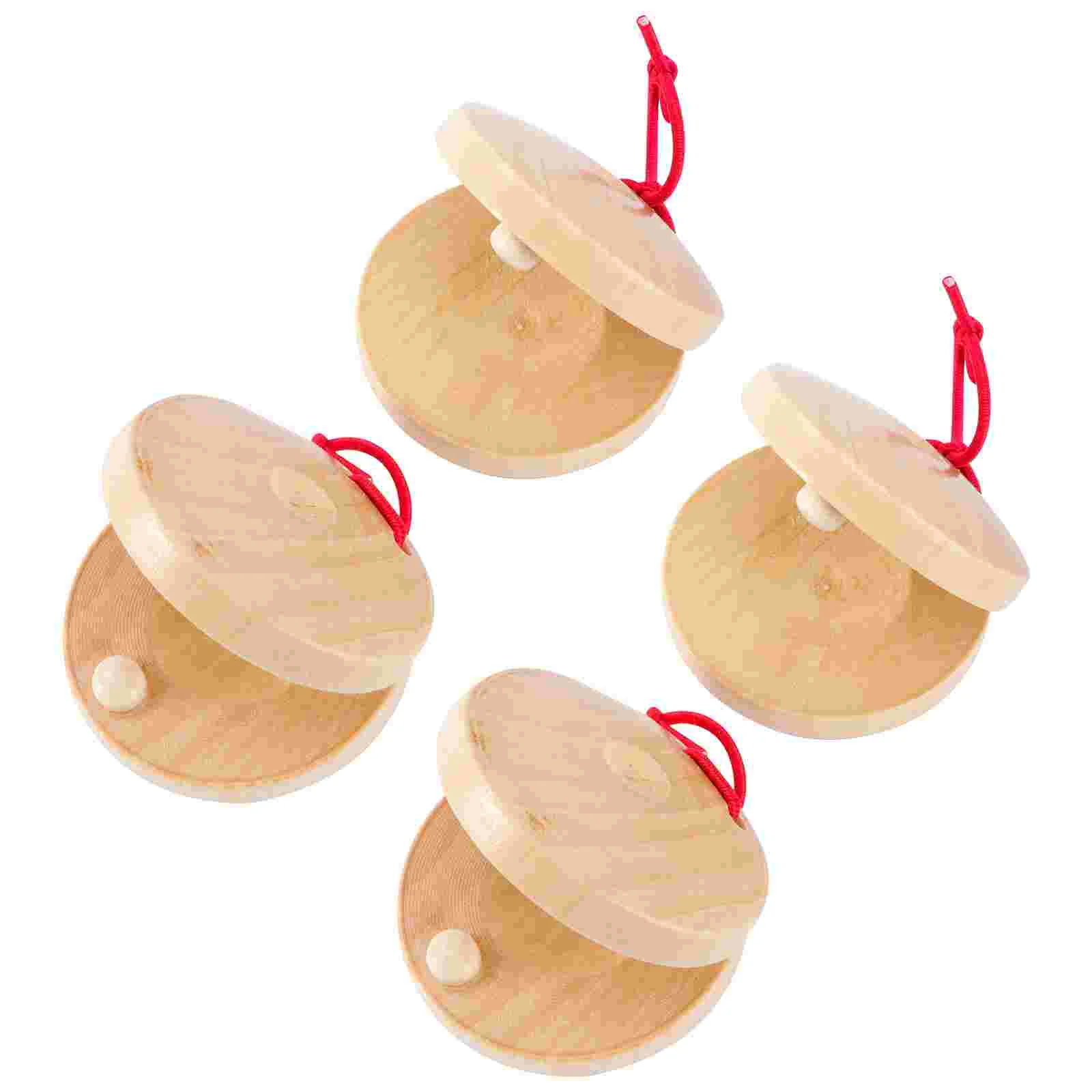 

Kids Castanets Instruments Wooden Drums Castanet Toy Musical Percussion Drum Instrument Rhythm Bells Set Sticks Babies Toys