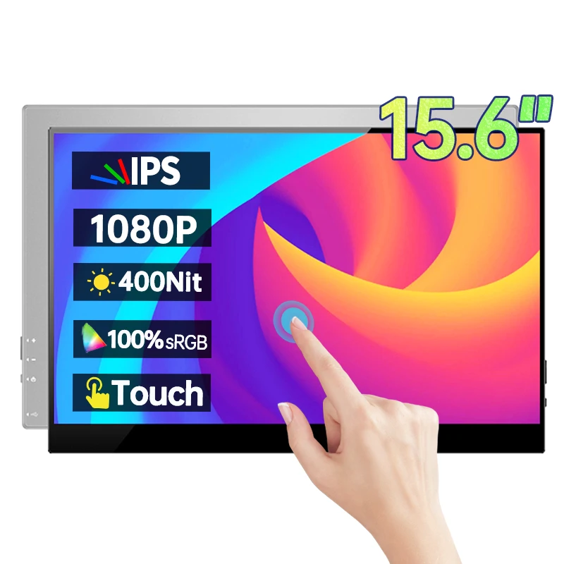 15.6 Inch Ultrathin Touch Screen Portable Monitor IPS 1080P 100%sRGB Tempered Glass Bonding Display For Laptop Xbox PS4/5 Switch
15.6 Inch Ultrathin Touch Screen Portable Monitor IPS 1080P 100%sRGB Tempered Glass Bonding Display For Laptop Xbox PS4/5 Switch