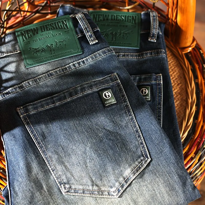 2023 New Men's Stretch Regular Fit Jeans Business Casual Classic Style Fashion Denim Trousers Male Blue Pants
2023 New Men's Stretch Regular Fit Jeans Business Casual Classic Style Fashion Denim Trousers Male Blue Pants