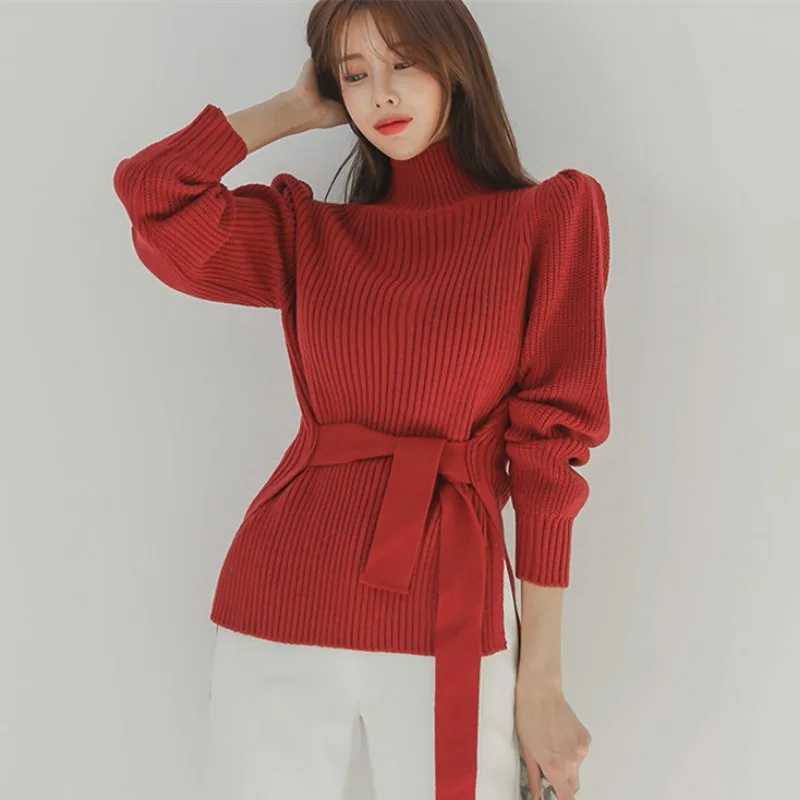 2021 winter high neck pit strip slim waist knitted sweater pullover women's Black
2021 winter high neck pit strip slim waist knitted sweater pullover women's Black