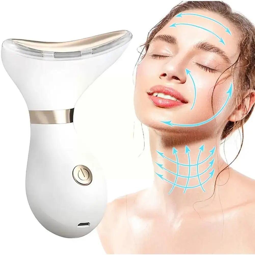 Neck Face Lifting Tool Massager LED Photon EMS Thermal Micro-current Remover Massage Remove Neck Wrinkle Anti Lines Aging A0J9
Neck Face Lifting Tool Massager LED Photon EMS Thermal Micro-current Remover Massage Remove Neck Wrinkle Anti Lines Aging A0J9