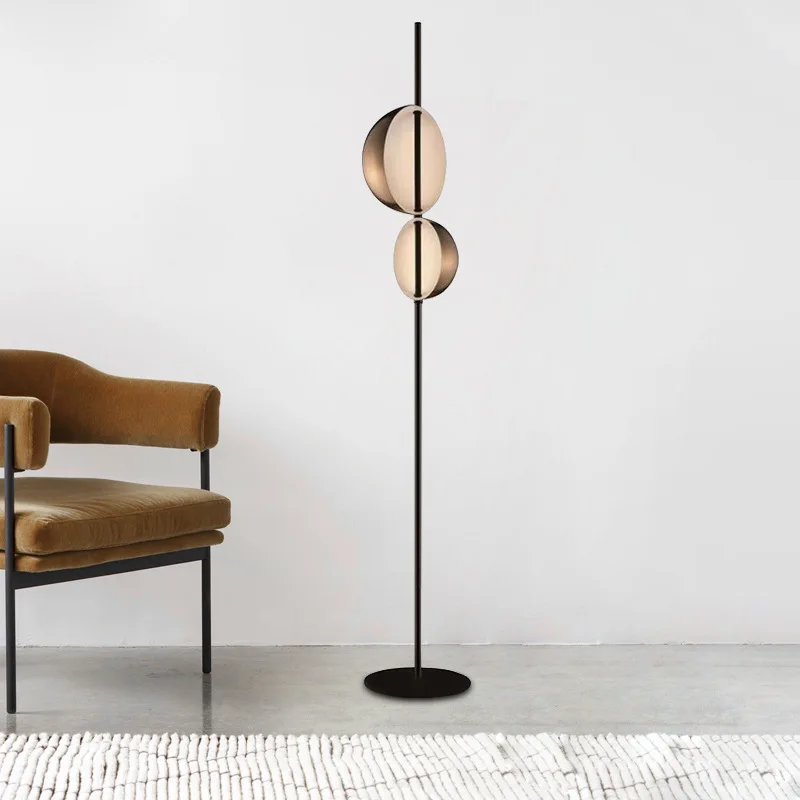 Vintage black gold floor lamp LED minimalist Superluna Floor Lamp Double Lampshade reading bedside living room standing lights
Vintage black gold floor lamp LED minimalist Superluna Floor Lamp Double Lampshade reading bedside living room standing lights