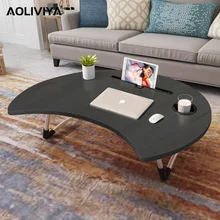 AOLIVIYA Bed Table Computer Desk Laptop Folding Small Table Dormitory Children Student Sofa Table