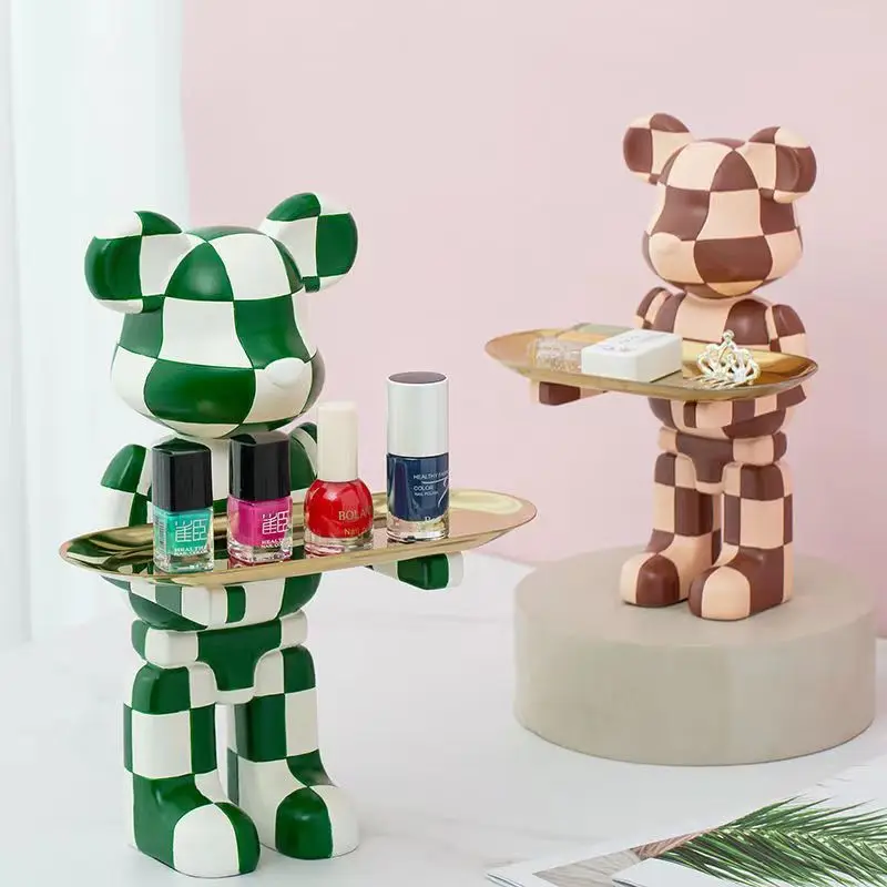 Nordic Creative Home Decor Living Room Store Desktop Decorations Indoor Figurine Bear Statue Tray Key Storage Ornament Sculpture
Nordic Creative Home Decor Living Room Store Desktop Decorations Indoor Figurine Bear Statue Tray Key Storage Ornament Sculpture