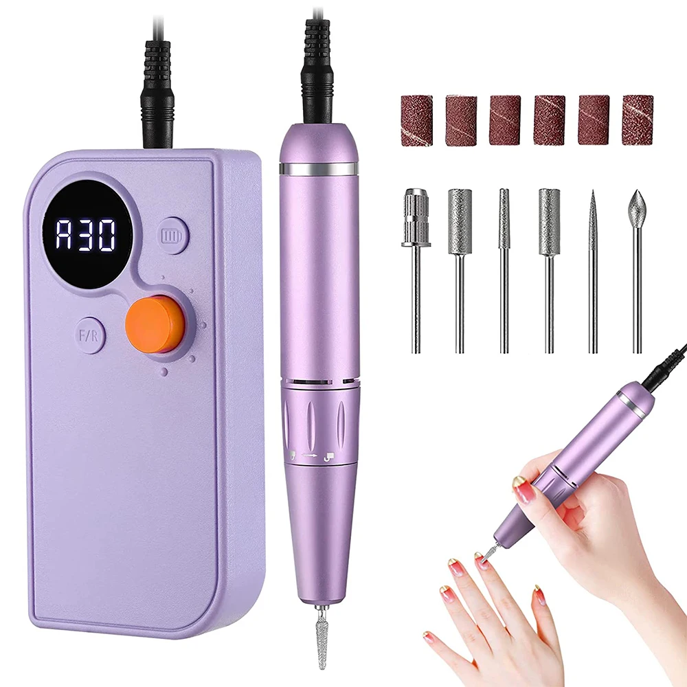 Nail Drill Machine Electric Nail Drill Sander Manicure Milling Cutter Set Professional Nail File Gel Polish Remover Rechargeable 
Nail Drill Machine Electric Nail Drill Sander Manicure Milling Cutter Set Professional Nail File Gel Polish Remover Rechargeable