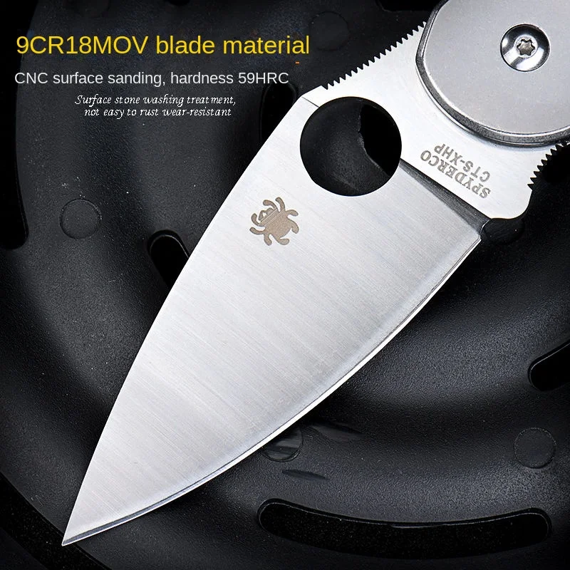 Складной нож SPYDERCO Spider C172, маленький портативный мини-нож для фруктов, для улицы, для самообороны
Складной нож SPYDERCO Spider C172, маленький портативный мини-нож для фруктов, для улицы, для самообороны