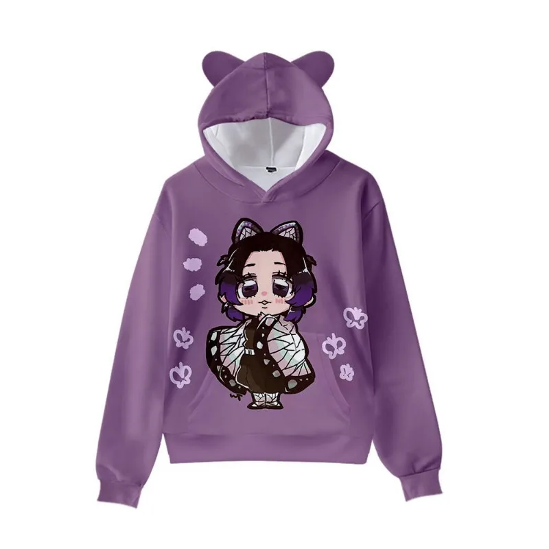 New Japanese Manga Demon Ghost Slayer Kimetsu No Yaiba Cute Cat Ears Hooded Sweatshirt Gift for Children and Men
New Japanese Manga Demon Ghost Slayer Kimetsu No Yaiba Cute Cat Ears Hooded Sweatshirt Gift for Children and Men