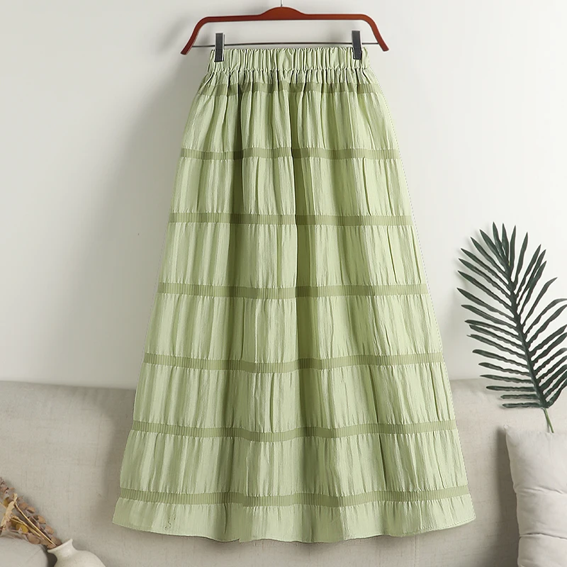 2023 New Spring Pastoral Style High Waist Women Pleated Skirts Patchwork Age-Reduced Cake Skirts Strip Midi Skirts Jupe Femme
2023 New Spring Pastoral Style High Waist Women Pleated Skirts Patchwork Age-Reduced Cake Skirts Strip Midi Skirts Jupe Femme