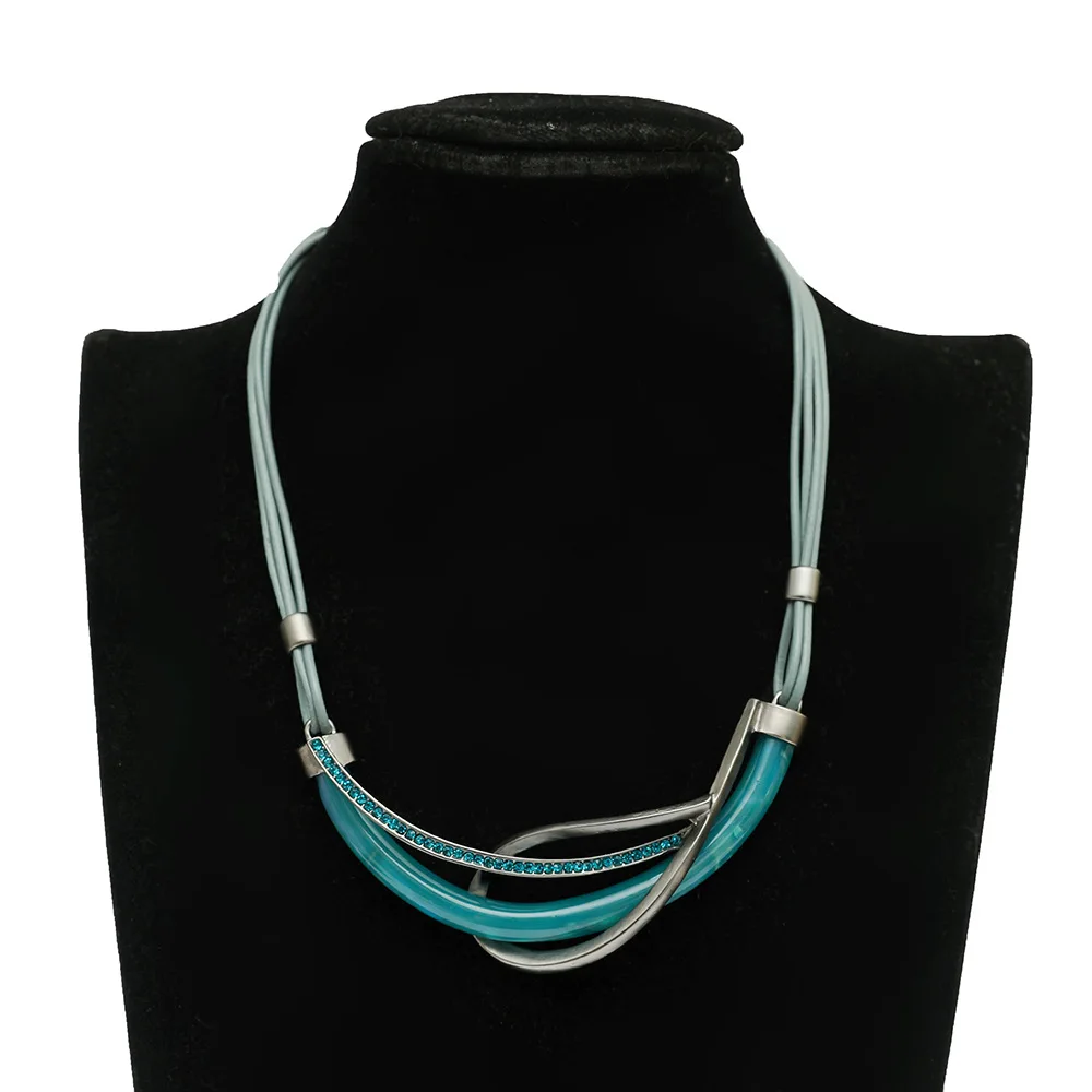 Fashion European and American Simple Short Two-color Pendant Necklace for Women Mental Chokers Rope Chain Necklace Jewelry
Fashion European and American Simple Short Two-color Pendant Necklace for Women Mental Chokers Rope Chain Necklace Jewelry