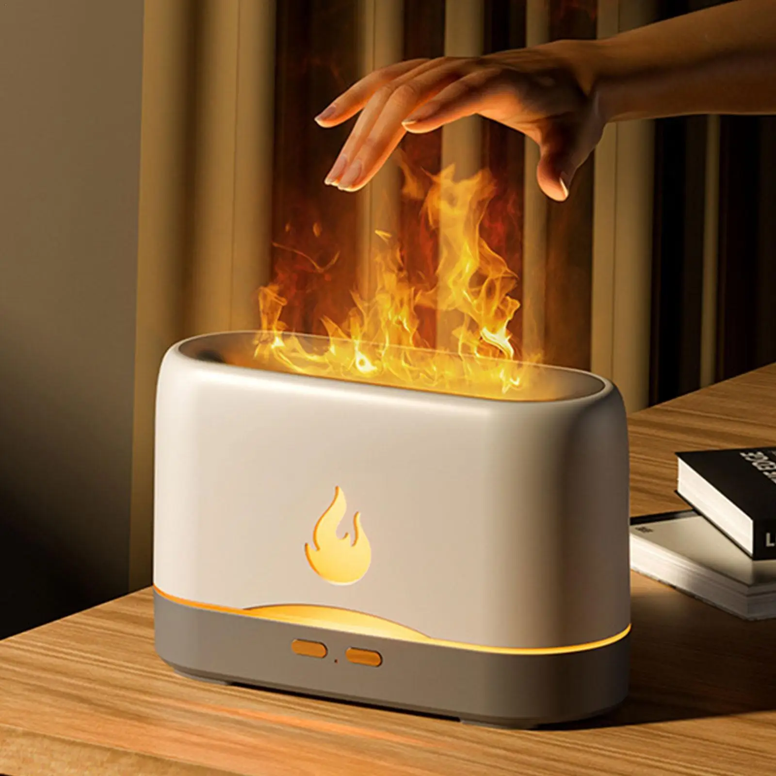 New Flame Air Humidifier Flame Aroma Diffuser Air Humidifier Ultrasonic Maker Difusor Fogger Mist Cool Oil Led Essential J8f5 
New Flame Air Humidifier Flame Aroma Diffuser Air Humidifier Ultrasonic Maker Difusor Fogger Mist Cool Oil Led Essential J8f5