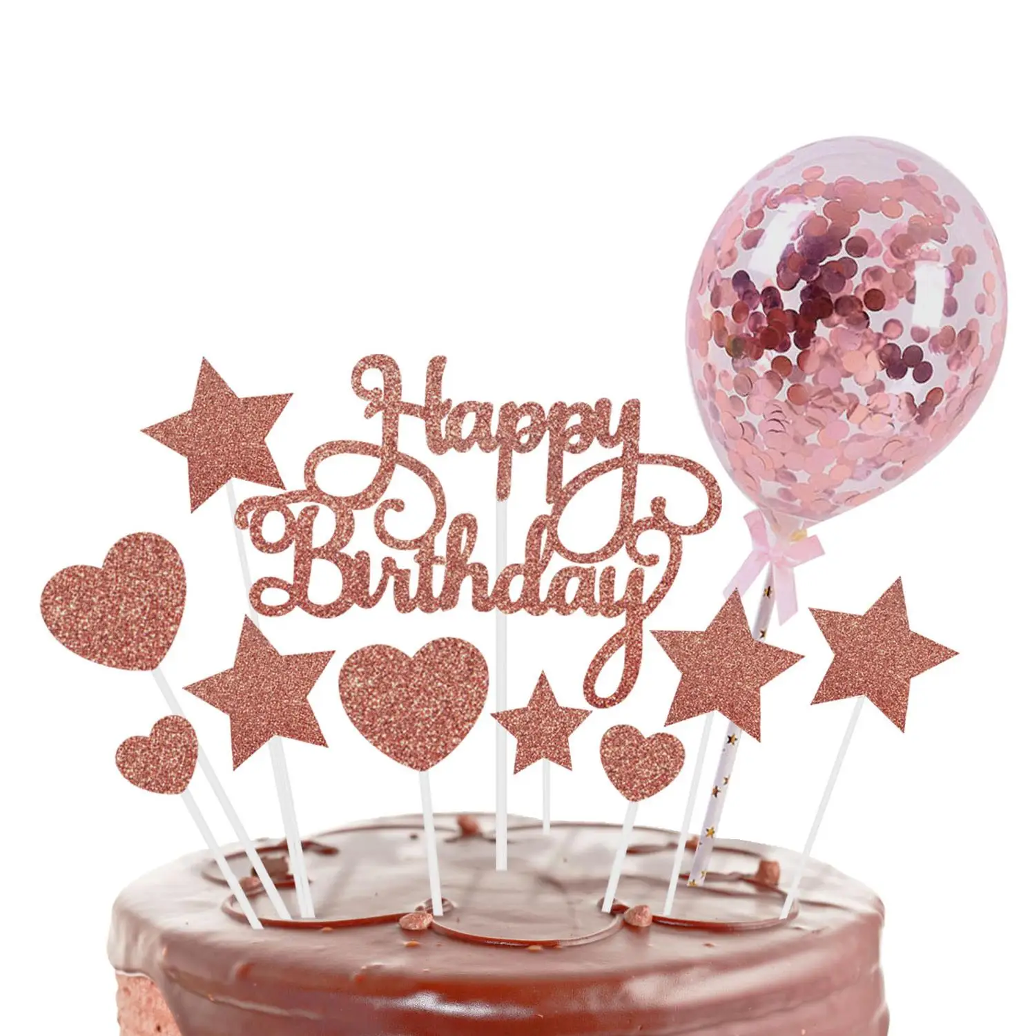 22pcs Rose Gold Cake Balloon DIY Confetti Balloon Cake Decor Star Ballon Decor Adult Birthday Dec Happy Birthday Decor Kid Girl
22pcs Rose Gold Cake Balloon DIY Confetti Balloon Cake Decor Star Ballon Decor Adult Birthday Dec Happy Birthday Decor Kid Girl