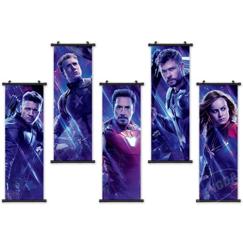 The Avengers Plastic Scroll Picture Superhero Hang Painting Marvel Movie Canvas HD Prints Wall Art Modern Home Decor Living Room
The Avengers Plastic Scroll Picture Superhero Hang Painting Marvel Movie Canvas HD Prints Wall Art Modern Home Decor Living Room