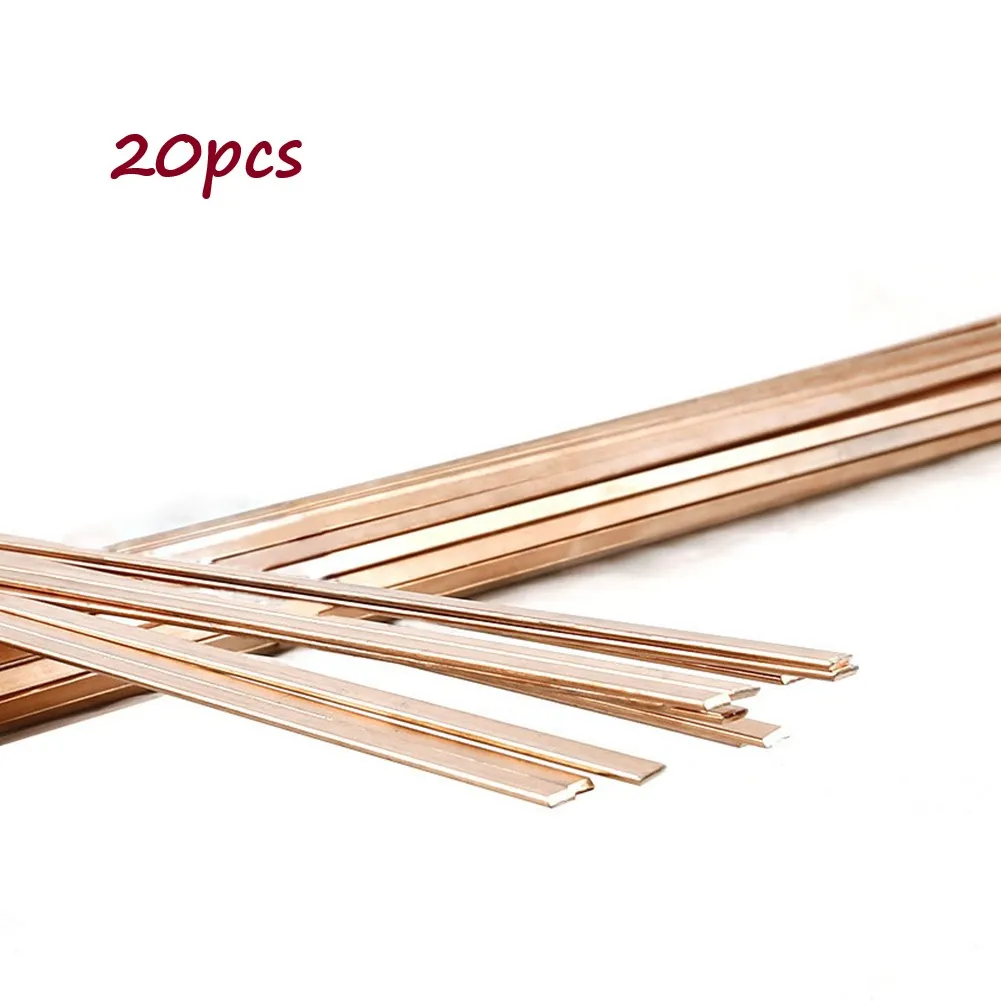 5Pcs Phosphorus Copper Electrode 710-793℃ Low-melting Electrode Flat Electrode Without Flux For Welding Copper Pipes
5Pcs Phosphorus Copper Electrode 710-793℃ Low-melting Electrode Flat Electrode Without Flux For Welding Copper Pipes