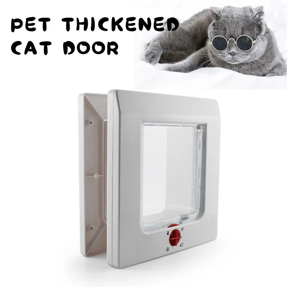 

Thickened Cat Door Opening For Pets Free Entry Exit Frame For Cat Door Opening Pet Cat Doorways clamshell doors for dogs and cat