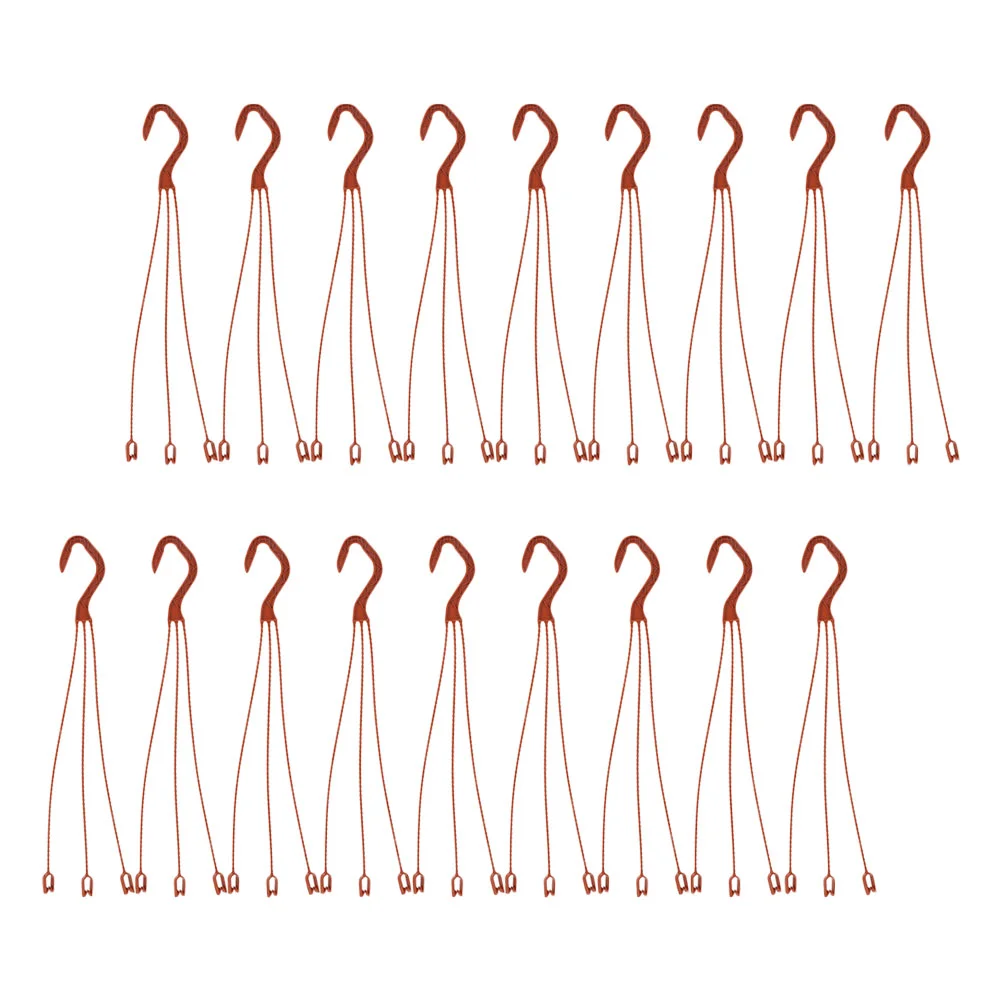 30 Pcs 3 Point Hanging Chain Indoor Hanging Planters Plastic Hanging Basket Hook Flower Pot Chain Hanger Potted Plants
30 Pcs 3 Point Hanging Chain Indoor Hanging Planters Plastic Hanging Basket Hook Flower Pot Chain Hanger Potted Plants