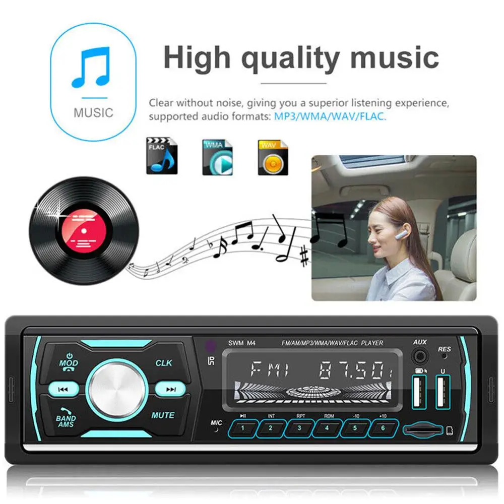 Автомагнитола 1 Din, стереопроигрыватель, цифровой Bluetooth, автомобильный стерео проигрыватель с mp3-входом, радио, USB/SD, AUX, музыка с FM-радио 60 O2E1
Автомагнитола 1 Din, стереопроигрыватель, цифровой Bluetooth, автомобильный стерео проигрыватель с mp3-входом, радио, USB/SD, AUX, музыка с FM-радио 60 O2E1