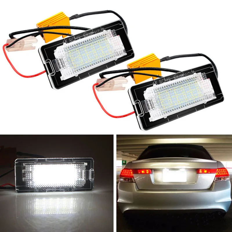 2PCS LED Car License Number Plate Ligh Error Free White 6500K for VW Golf VI Plus Jetta VI Passat 3C B6 B7 Polo 6R Touran 1T
2PCS LED Car License Number Plate Ligh Error Free White 6500K for VW Golf VI Plus Jetta VI Passat 3C B6 B7 Polo 6R Touran 1T