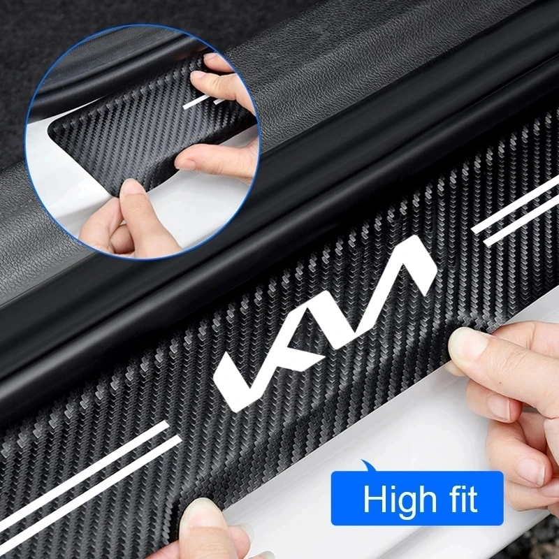 4Pcs Carbon Fiber Car Sticker Strip Auto Door Threshold Anti Scratch Tape Waterproof Decal For KIA K3 K5 Sorento Sportage Rio
4Pcs Carbon Fiber Car Sticker Strip Auto Door Threshold Anti Scratch Tape Waterproof Decal For KIA K3 K5 Sorento Sportage Rio