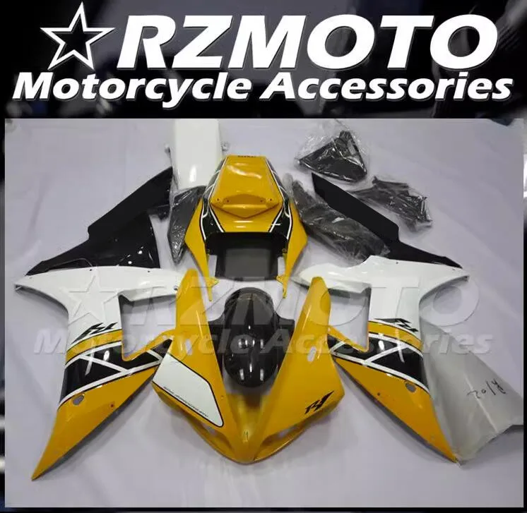 Новый комплект обтекателей для мотоцикла из АБС-пластика, подходит для YAMAHA YZF- R1 2002 2003 02 03, комплект кузова желтого цвета
Новый комплект обтекателей для мотоцикла из АБС-пластика, подходит для YAMAHA YZF- R1 2002 2003 02 03, комплект кузова желтого цвета