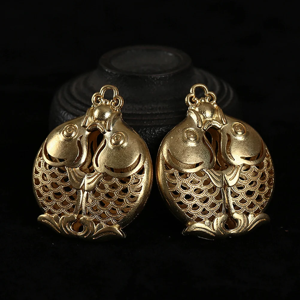 2pcs Exquisite Carving Fish Adornment Double Fishes Modeling Craft Key Chain Charm
2pcs Exquisite Carving Fish Adornment Double Fishes Modeling Craft Key Chain Charm