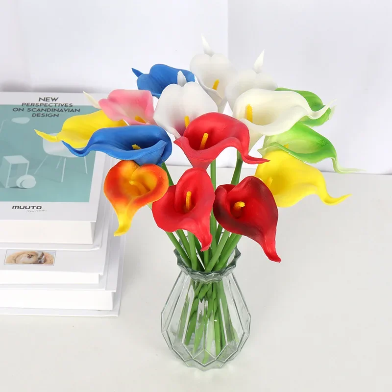 10Pcs High Quality Real Touch Calla Lily Artificial Flowers Calla Lily Bouquet for Wedding Bouquet Bridal Home Flower Decoration
10Pcs High Quality Real Touch Calla Lily Artificial Flowers Calla Lily Bouquet for Wedding Bouquet Bridal Home Flower Decoration