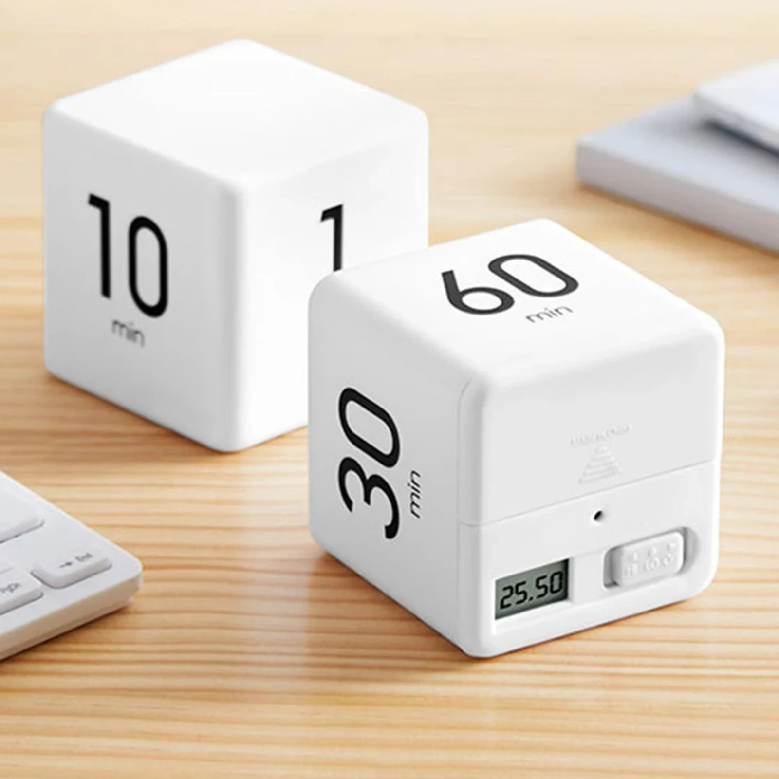 White Color Cube Kitchen Timer Cubic Timer Minutes For Time Management Kids Timer Workout Timer Cooking Accessories Tools
White Color Cube Kitchen Timer Cubic Timer Minutes For Time Management Kids Timer Workout Timer Cooking Accessories Tools