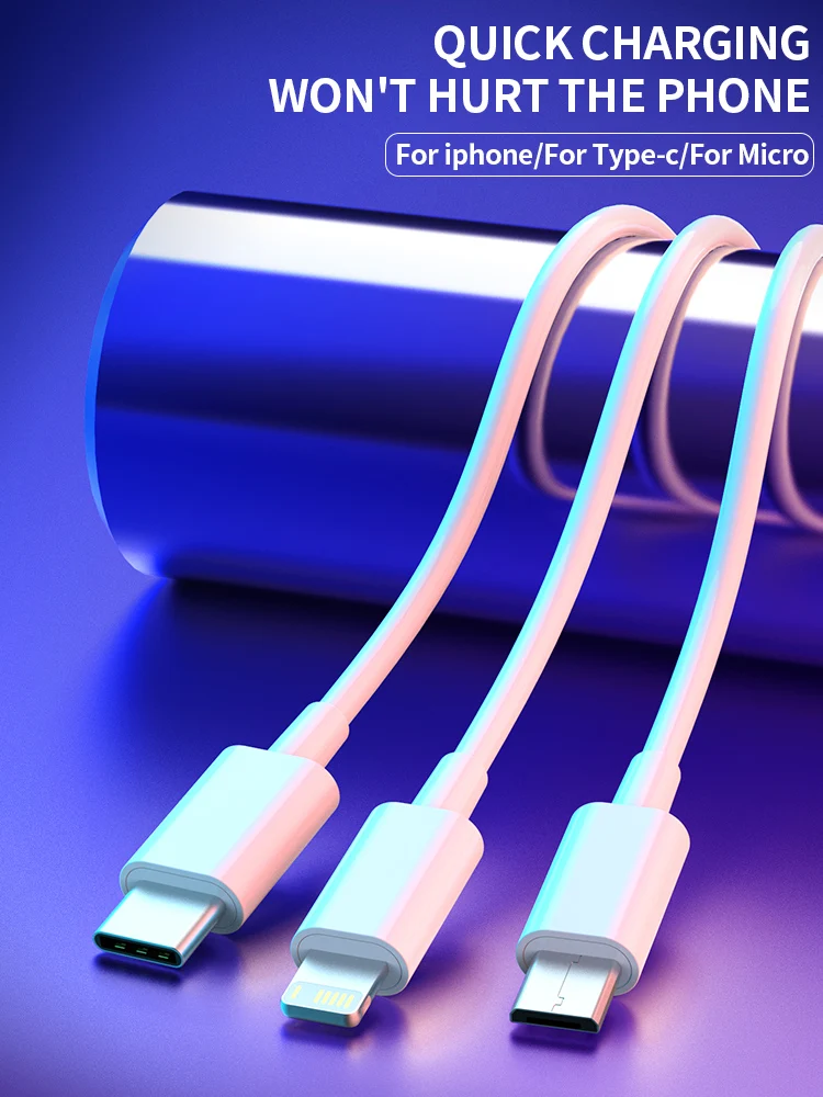 OKZ Data USB Cable for iPhone Fast Charger Charging Cable For Android phone type c xiaomi huawei Samsung Charger Wire For iPad 
OKZ Data USB Cable for iPhone Fast Charger Charging Cable For Android phone type c xiaomi huawei Samsung Charger Wire For iPad