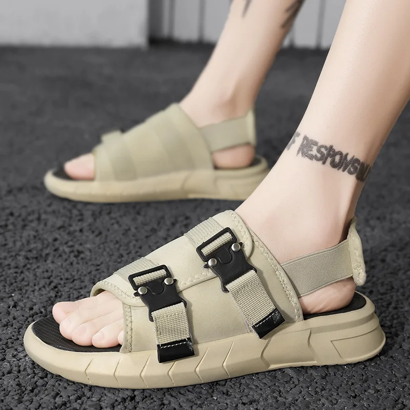 Сандалии мужские классические, уличные повседневные Нескользящие, пляжная обувь, удобные мягкие, плоская подошва, летние
Сандалии мужские классические, уличные повседневные Нескользящие, пляжная обувь, удобные мягкие, плоская подошва, летние