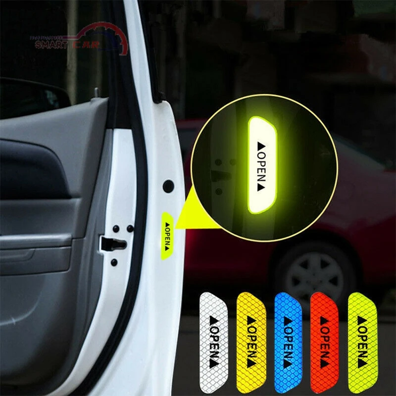 4Pcs/set Car Door Stickers Universal Safety Warning Mark OPEN High Reflective Tape Motorcycle Bike Helmet Sticker
4Pcs/set Car Door Stickers Universal Safety Warning Mark OPEN High Reflective Tape Motorcycle Bike Helmet Sticker