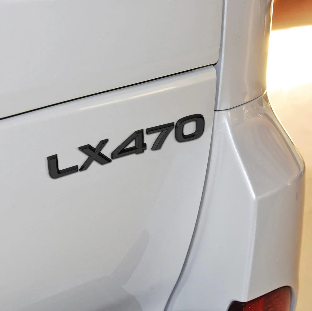 Black Silver LX470 LX570 Letter Number Logo Sticker 3D ABD For Lexus LX 470 570 Auto Rear Trunk Tailgate Replace Accessories
Black Silver LX470 LX570 Letter Number Logo Sticker 3D ABD For Lexus LX 470 570 Auto Rear Trunk Tailgate Replace Accessories