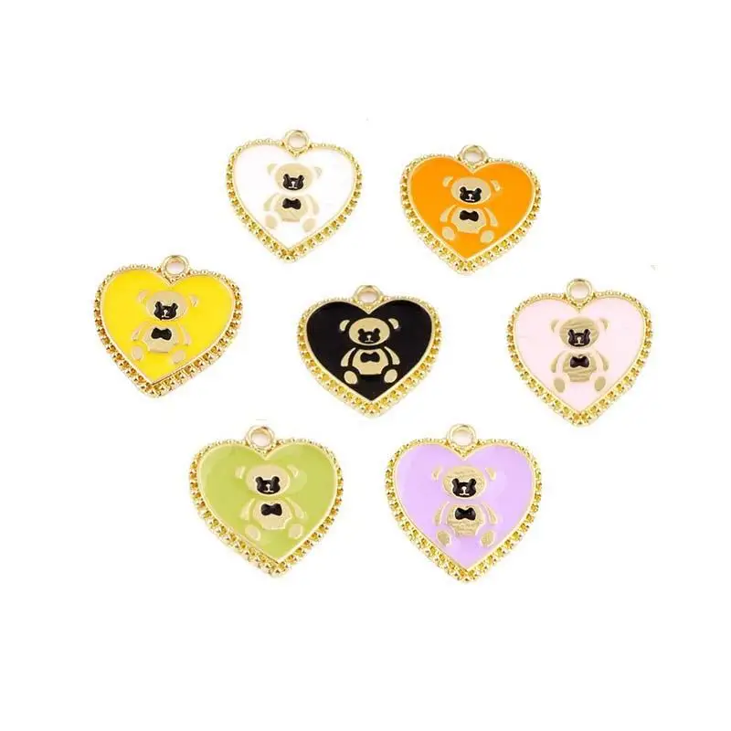 10Pcs/lot Alloy Metal Pendant Lovely Bear Drop Dangle Earrings for Cool Women Girl Gifts DIY Bracelet Necklace Jewelry Making
10Pcs/lot Alloy Metal Pendant Lovely Bear Drop Dangle Earrings for Cool Women Girl Gifts DIY Bracelet Necklace Jewelry Making
