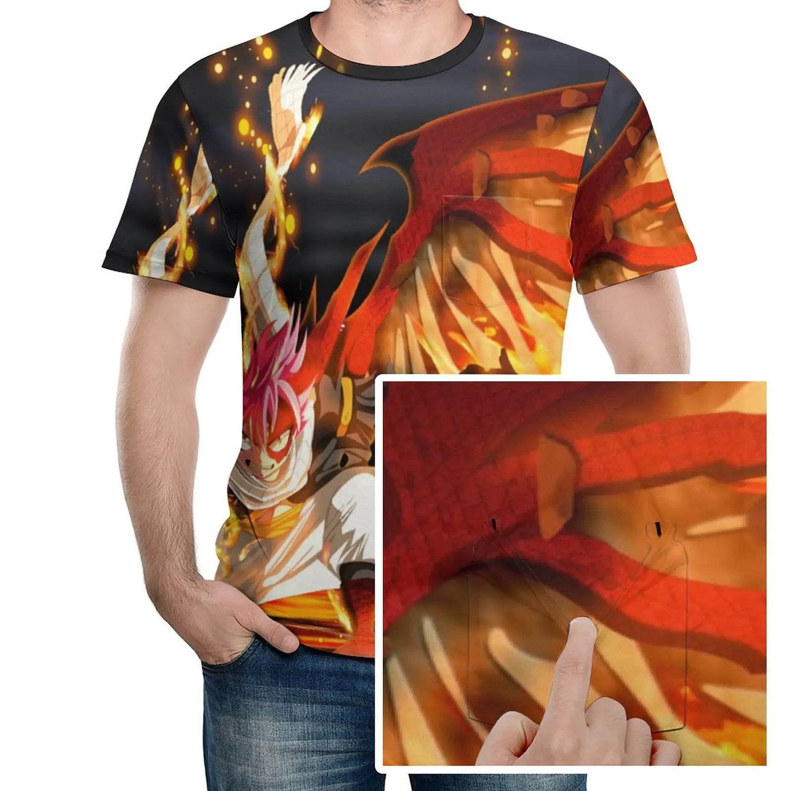 Anime Fairy Tail Men's New Summer 3D Pink Tulip Flower T-shirt Casual 3D Printing T-shirt
Anime Fairy Tail Men's New Summer 3D Pink Tulip Flower T-shirt Casual 3D Printing T-shirt