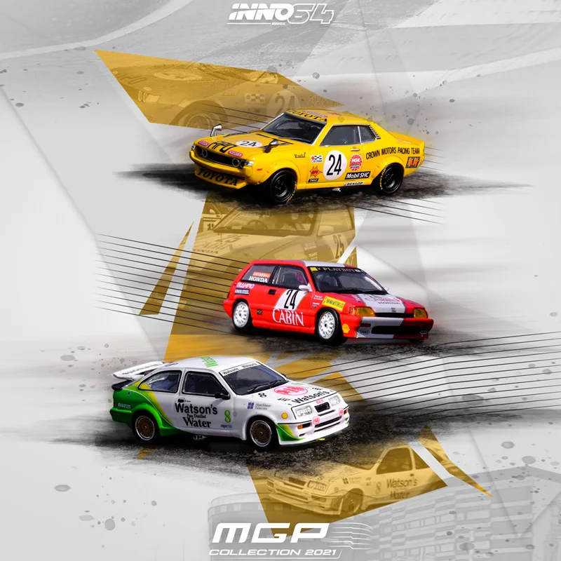 INNO Macau Racing 1:64 Toyota No. 24 Celica 1600GT Honda Civic No. 24 Ford No. 8 RS500 Collection Gift Ornament
INNO Macau Racing 1:64 Toyota No. 24 Celica 1600GT Honda Civic No. 24 Ford No. 8 RS500 Collection Gift Ornament