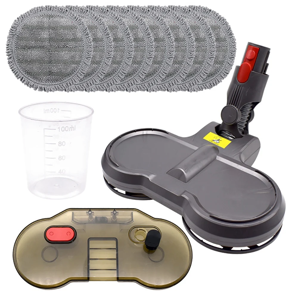 Electric Wet Dry Mopping Head for Dyson V7 V8 V10 V11 Replaceable Parts with Water Tank Mop Head Mop Pads Measuring Cup
Electric Wet Dry Mopping Head for Dyson V7 V8 V10 V11 Replaceable Parts with Water Tank Mop Head Mop Pads Measuring Cup