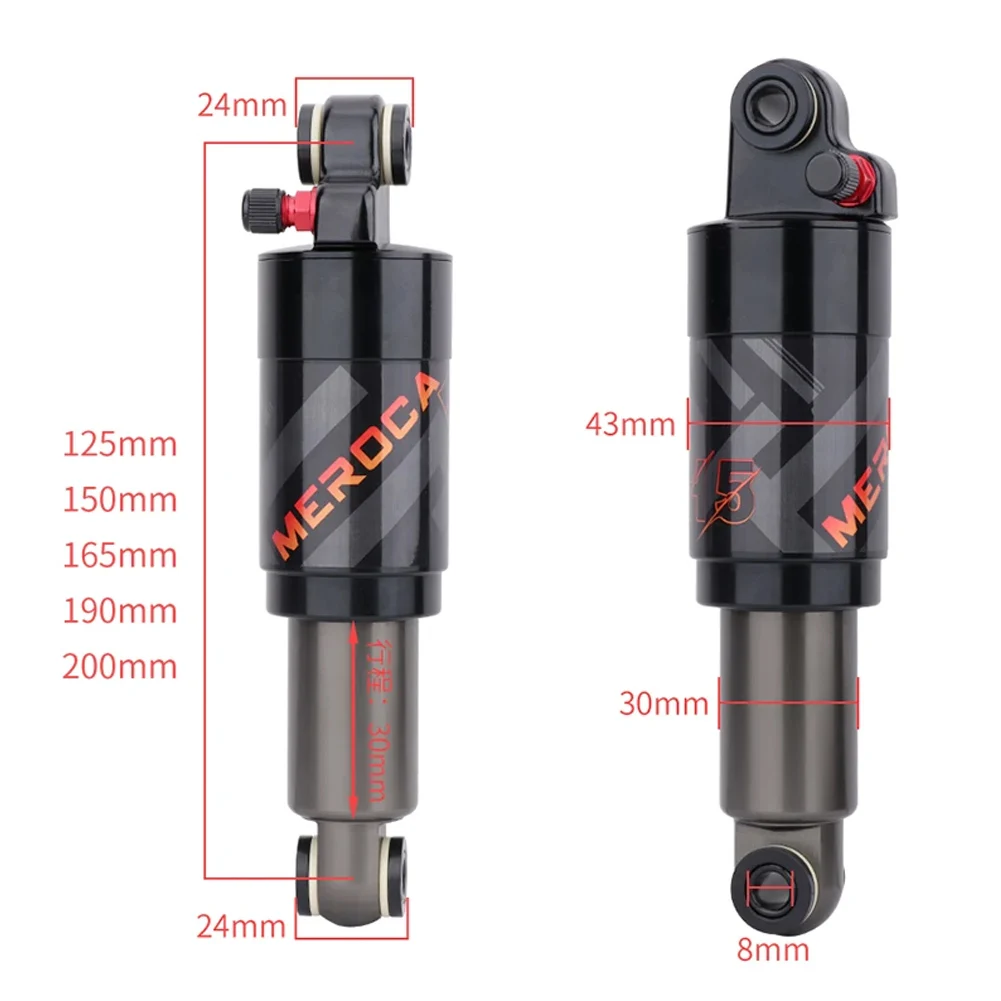 High Quality Shock Lockout Air Rear Srew Shock Absorber 100PSI 125/150/165/190/200mm Aluminum Alloy Shock Absorbers
High Quality Shock Lockout Air Rear Srew Shock Absorber 100PSI 125/150/165/190/200mm Aluminum Alloy Shock Absorbers