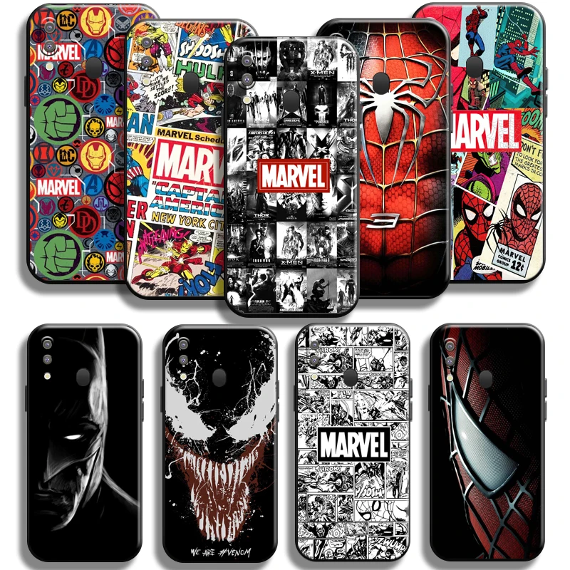 Marvel Avengers For Samsung Galaxy M20 Phone Case Cover Funda Liquid Silicon Shell Black Full Protection Shockproof Carcasa
Marvel Avengers For Samsung Galaxy M20 Phone Case Cover Funda Liquid Silicon Shell Black Full Protection Shockproof Carcasa