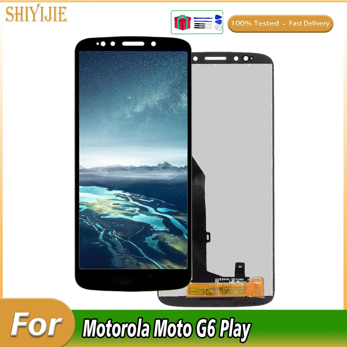 High Quality LCD For Motorola Moto G6 play XT1922 XT1922-2 XT1922-3 LCD Display Touch Screen Assembly Replace Screen+Tools
High Quality LCD For Motorola Moto G6 play XT1922 XT1922-2 XT1922-3 LCD Display Touch Screen Assembly Replace Screen+Tools