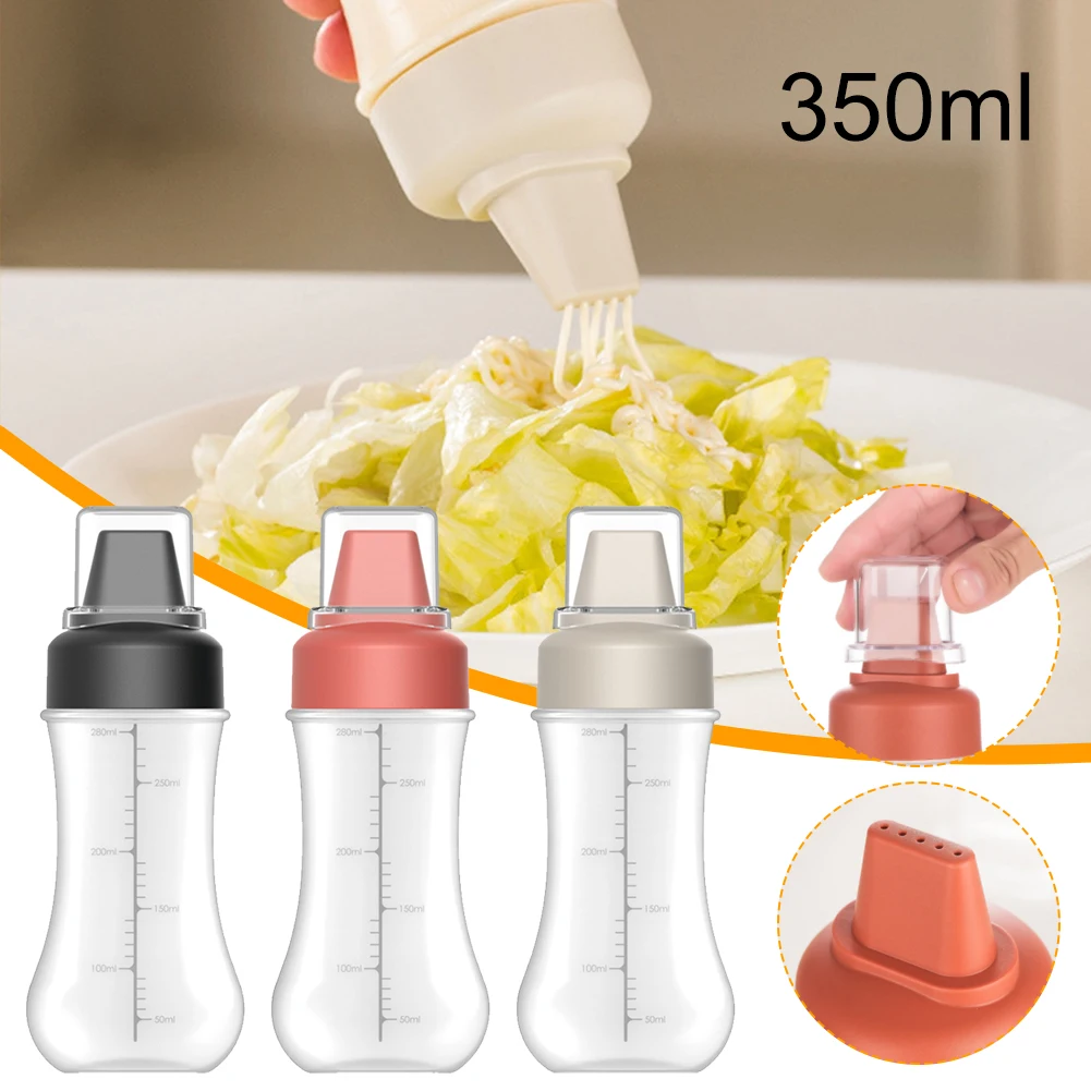 350ml Squeeze Condiment Bottle 5 Holes With Scales Ketchup Mustard Hot Sauces Olive Oil Bottles Dispenser Kitchen Accessories
350ml Squeeze Condiment Bottle 5 Holes With Scales Ketchup Mustard Hot Sauces Olive Oil Bottles Dispenser Kitchen Accessories