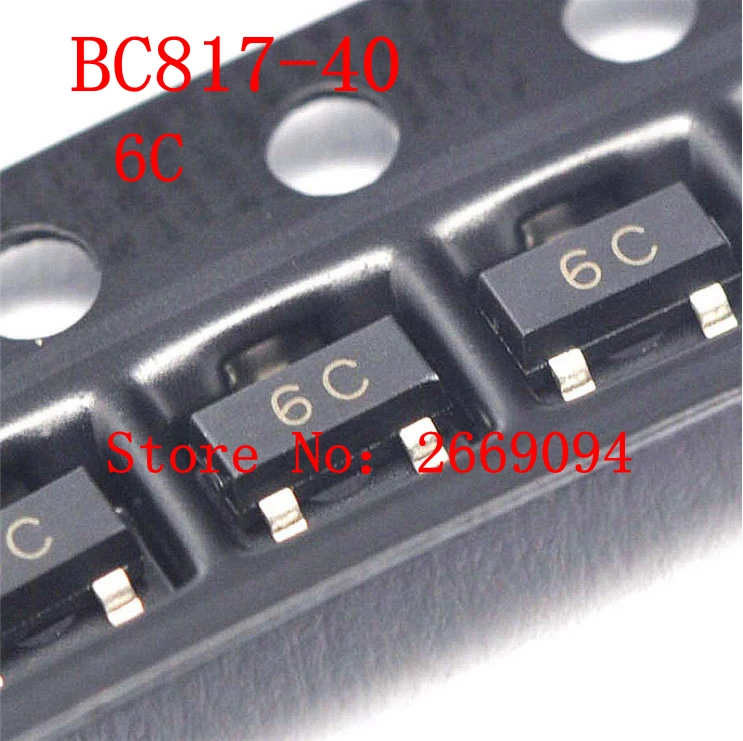 

3000PCS/Lot BC817 BC817-40 SOT-23 NPN 6C 0.1A/45V general purpose transistor