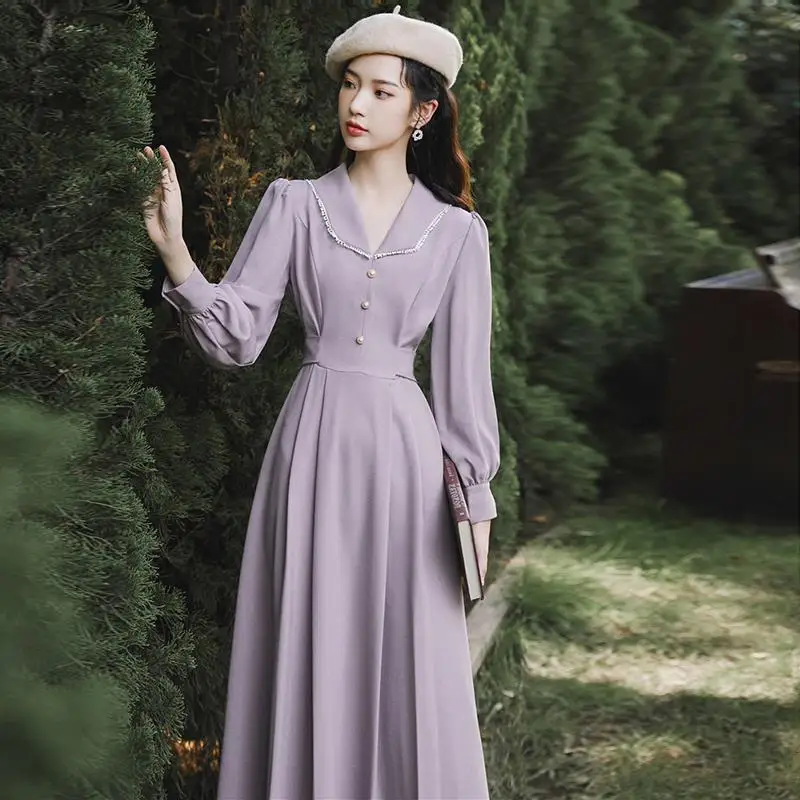 Women Spring Autumn Retro Shirt Dress Long Sleeve Work OL Elegant Slim Korean Clothing New Fashion Vestidos D835
Women Spring Autumn Retro Shirt Dress Long Sleeve Work OL Elegant Slim Korean Clothing New Fashion Vestidos D835