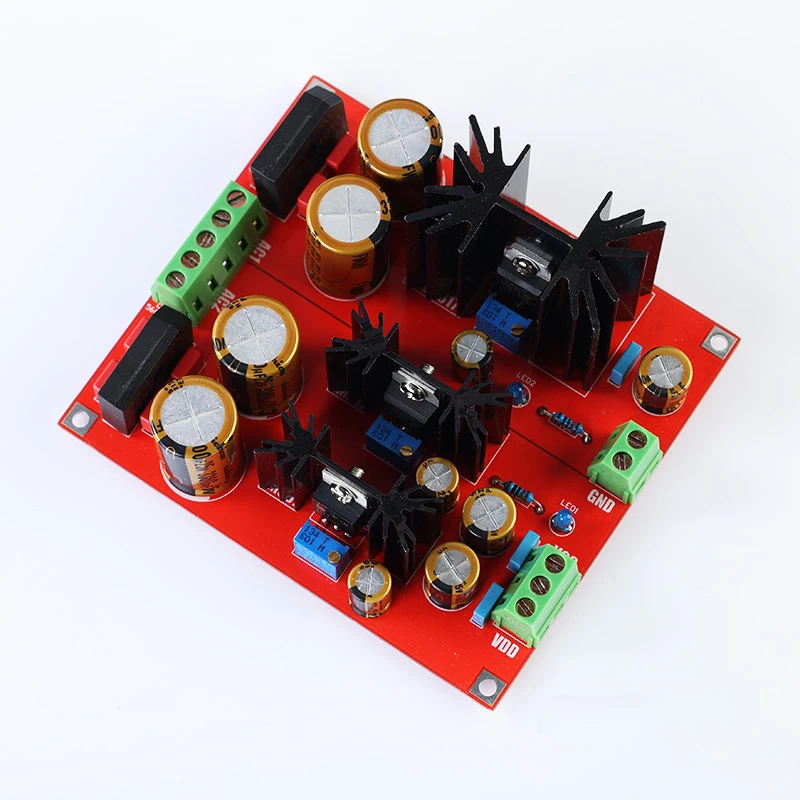 Nvarcher Single power supply + dual power supply LM317 plus 317 337 two sets of independent voltage regulator boards For DAC Amp
Nvarcher Single power supply + dual power supply LM317 plus 317 337 two sets of independent voltage regulator boards For DAC Amp