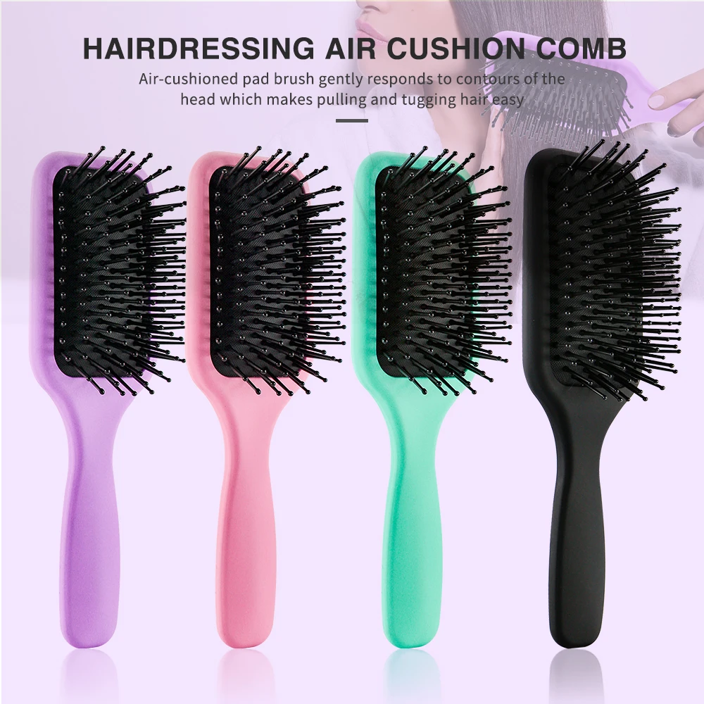 Mythus Cushion Paddle Brush Airbag Scalp Massage Hairbrush Plastic Comb Hair Brush Women Wet Curly Hair Care Accessories
Mythus Cushion Paddle Brush Airbag Scalp Massage Hairbrush Plastic Comb Hair Brush Women Wet Curly Hair Care Accessories